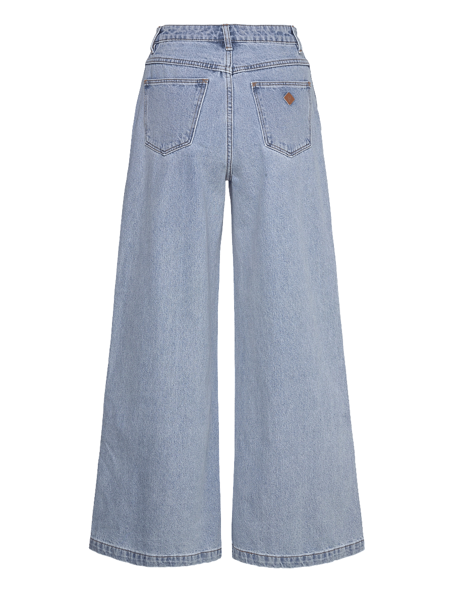 ABRAND - 94 SUPER WIDE LORETTA LIGHT BLUE - laia säärega teksad - blue - 2