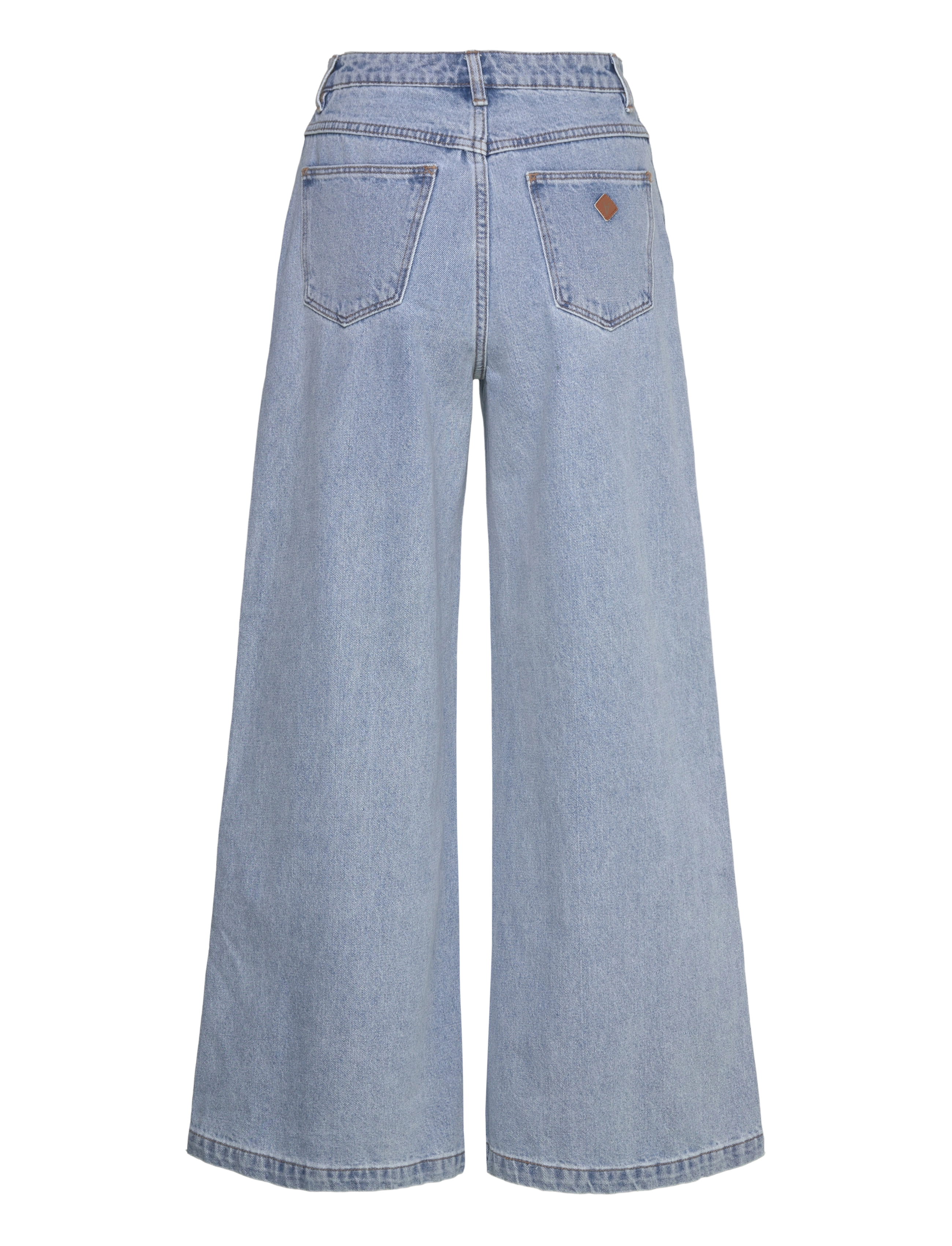 ABRAND - 94 SUPER WIDE LORETTA LIGHT BLUE - brede jeans - blue - 2