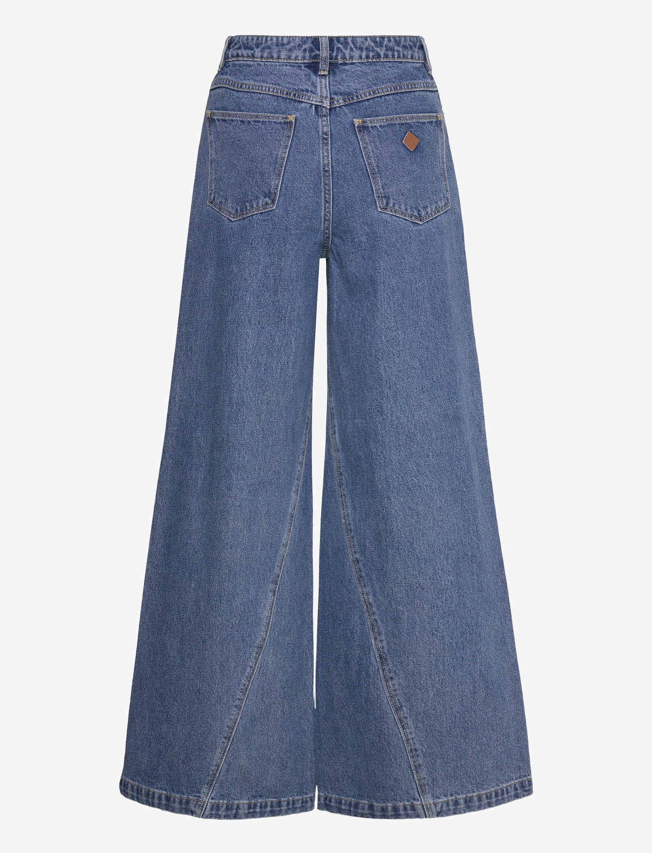 ABRAND - 94 SUPER WIDE CHANTELL MID VINTAGE BLUE - wide leg jeans - blue - 2