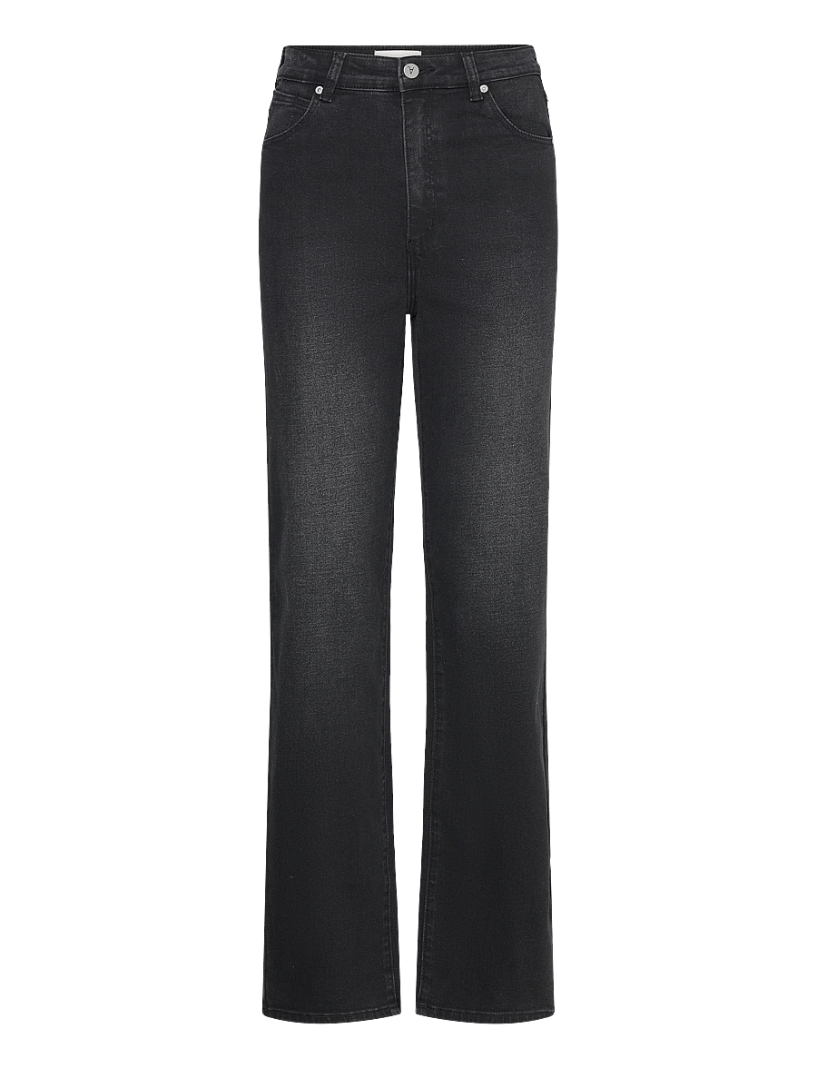 ABRAND - 94 HIGH STRAIGHT GITA - straight jeans - black - 1
