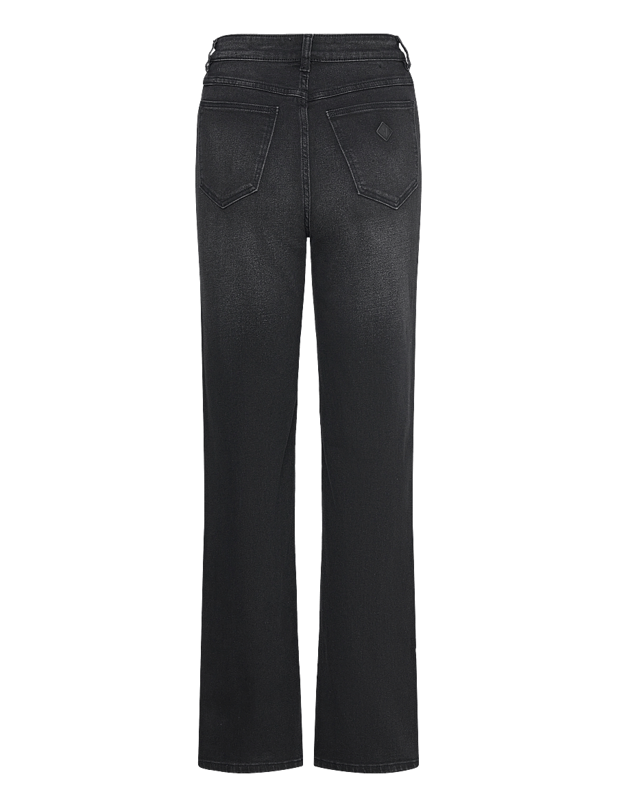 ABRAND - 94 HIGH STRAIGHT GITA - straight jeans - black - 2