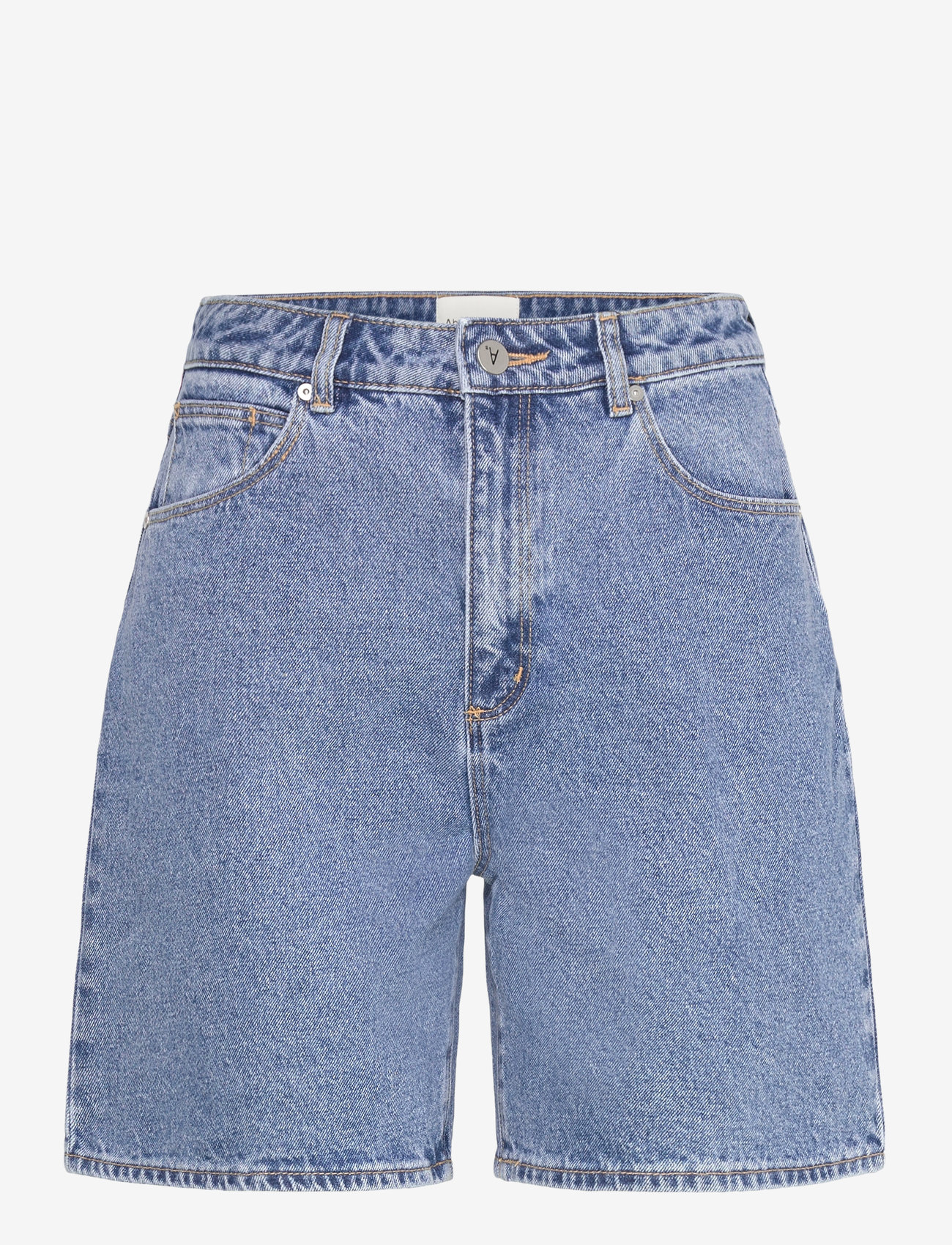 ABRAND - CARRIE SHORT NAOMIMID VINTAGE BLUE - jorts - blue - 1