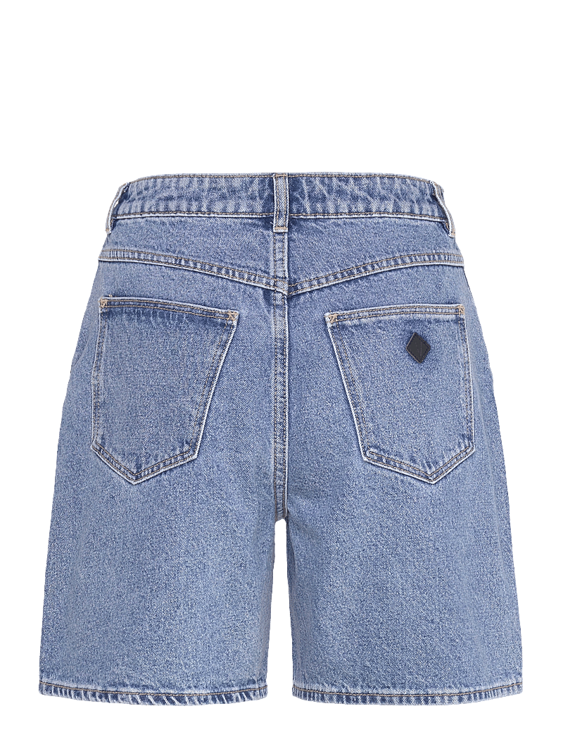 ABRAND - CARRIE SHORT NAOMIMID VINTAGE BLUE - jeansshorts - blue - 2