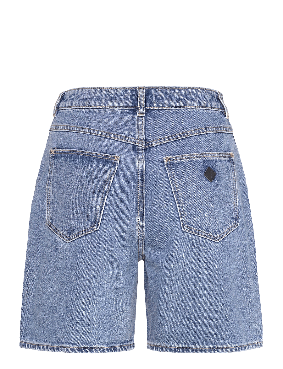 ABRAND - CARRIE SHORT NAOMIMID VINTAGE BLUE - jeansshorts - blue - 2