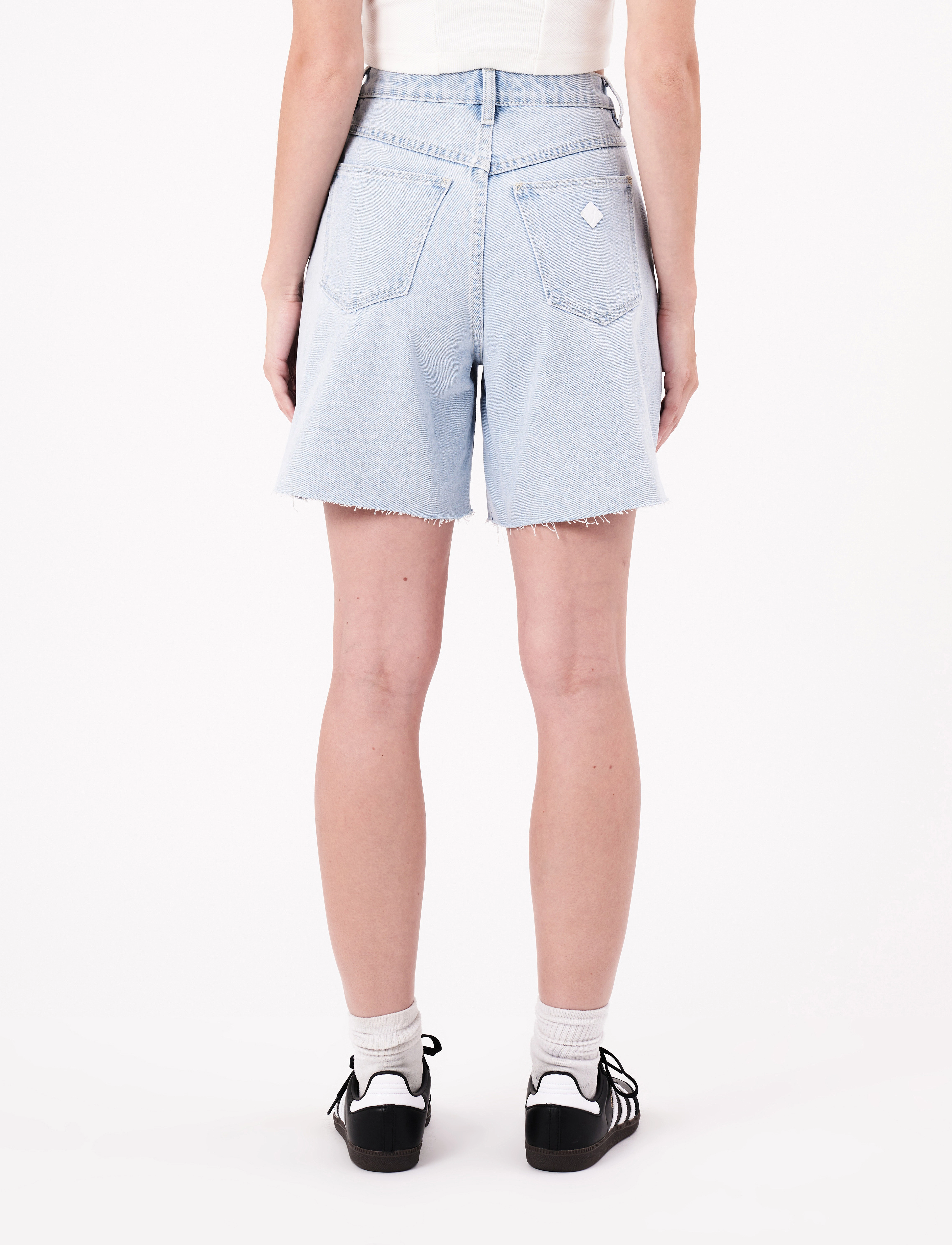 ABRAND - CARRIE SHORT KATELIGHT VINTAGE BLUE - jeansshorts - blue - 4