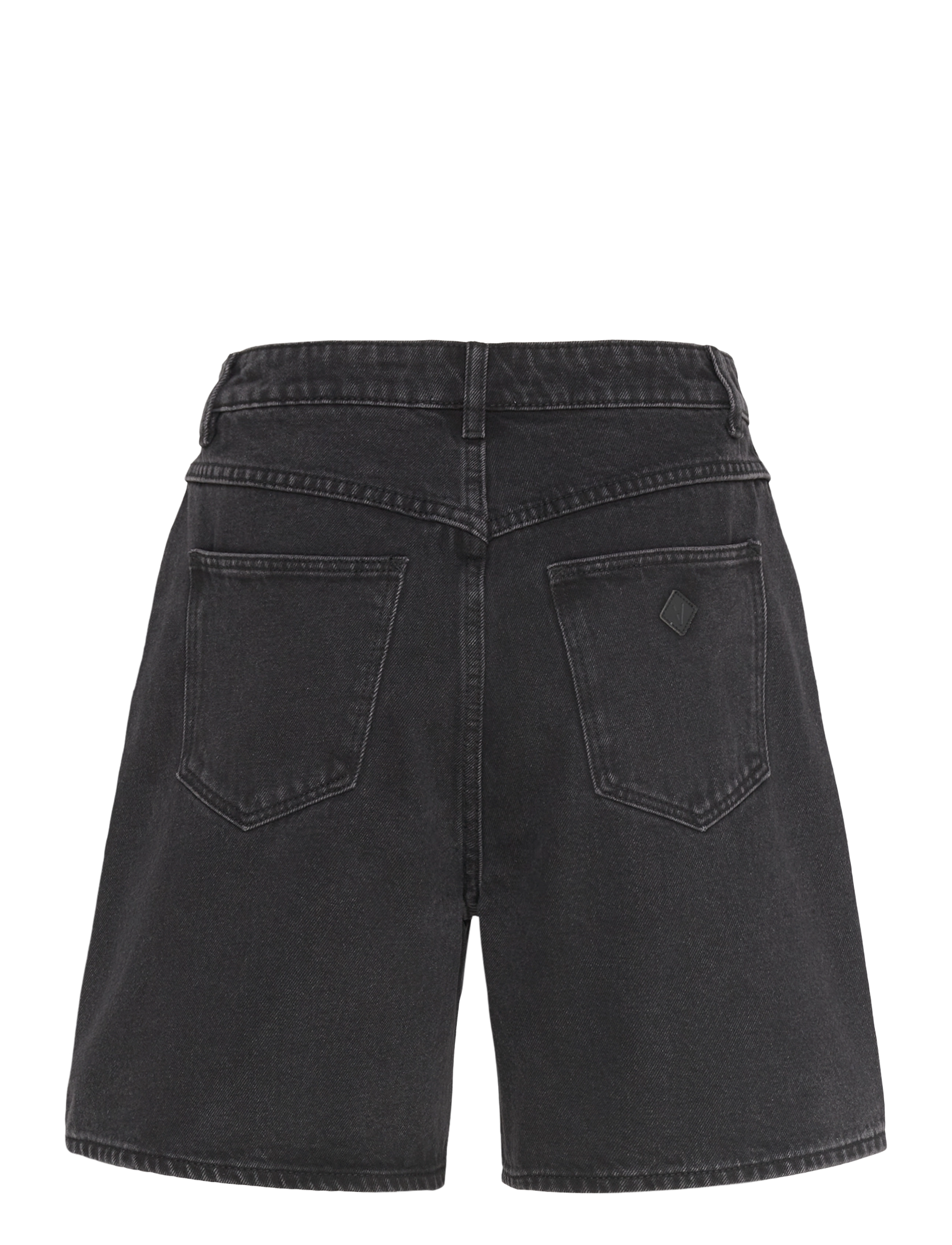 ABRAND - CARRIE SHORT HEIDIWASHED BLACK - shorts - black - 2