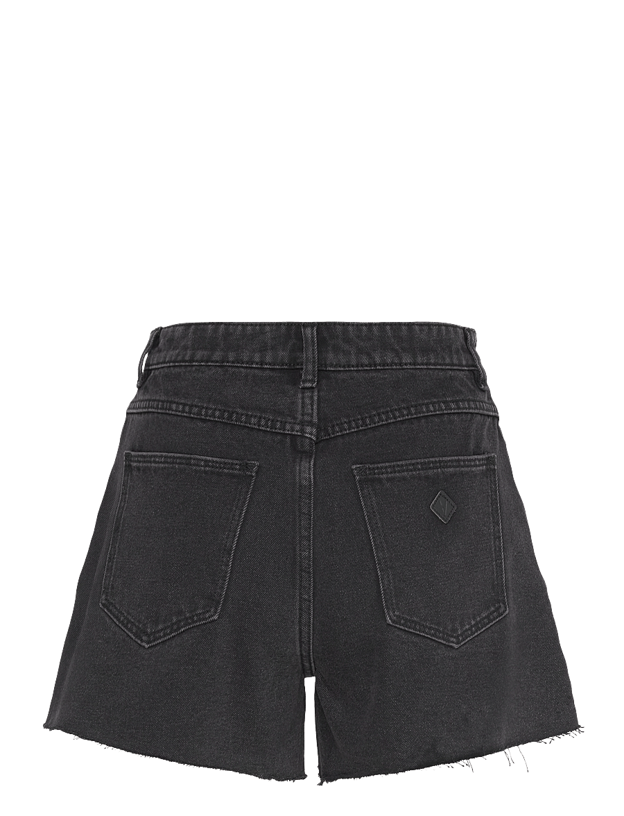 ABRAND - VENICE SHORT HEIDIWASHED BLACK - lühikesed teksapüksid - black - 2