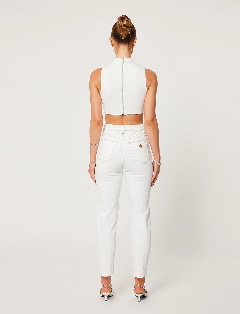 ABRAND - 94 HIGH SLIM COCONUT COCONUT - mom-lõikega teksad - white - 4