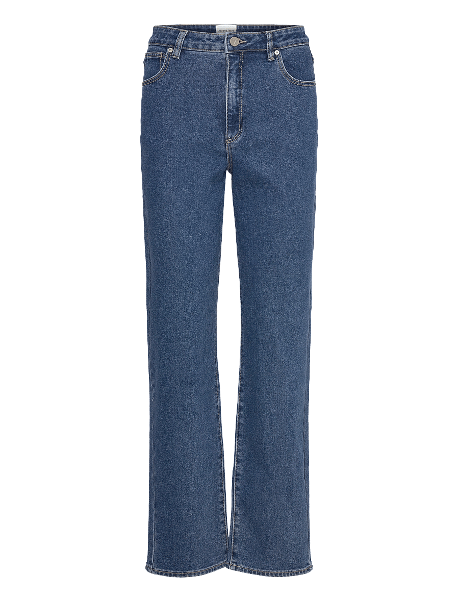 ABRAND - 94 HIGH STRAIGHT BELLA MID BLUE - raka jeans - blue - 1