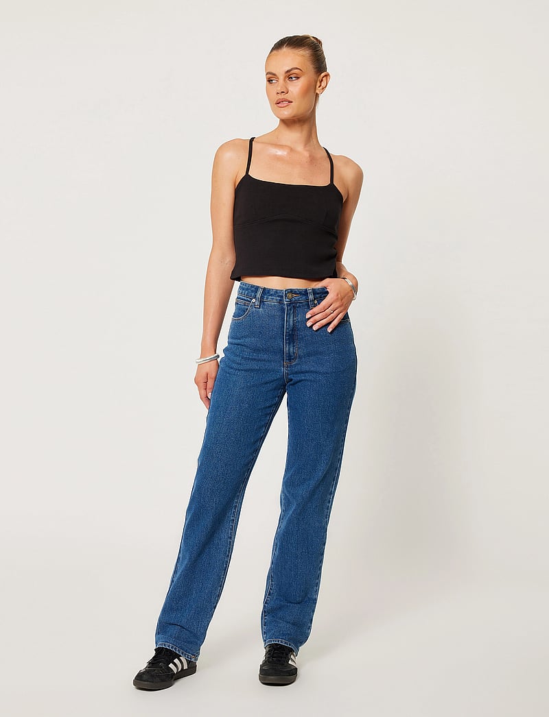 ABRAND - 94 HIGH STRAIGHT BELLA MID BLUE - straight jeans - blue - 0
