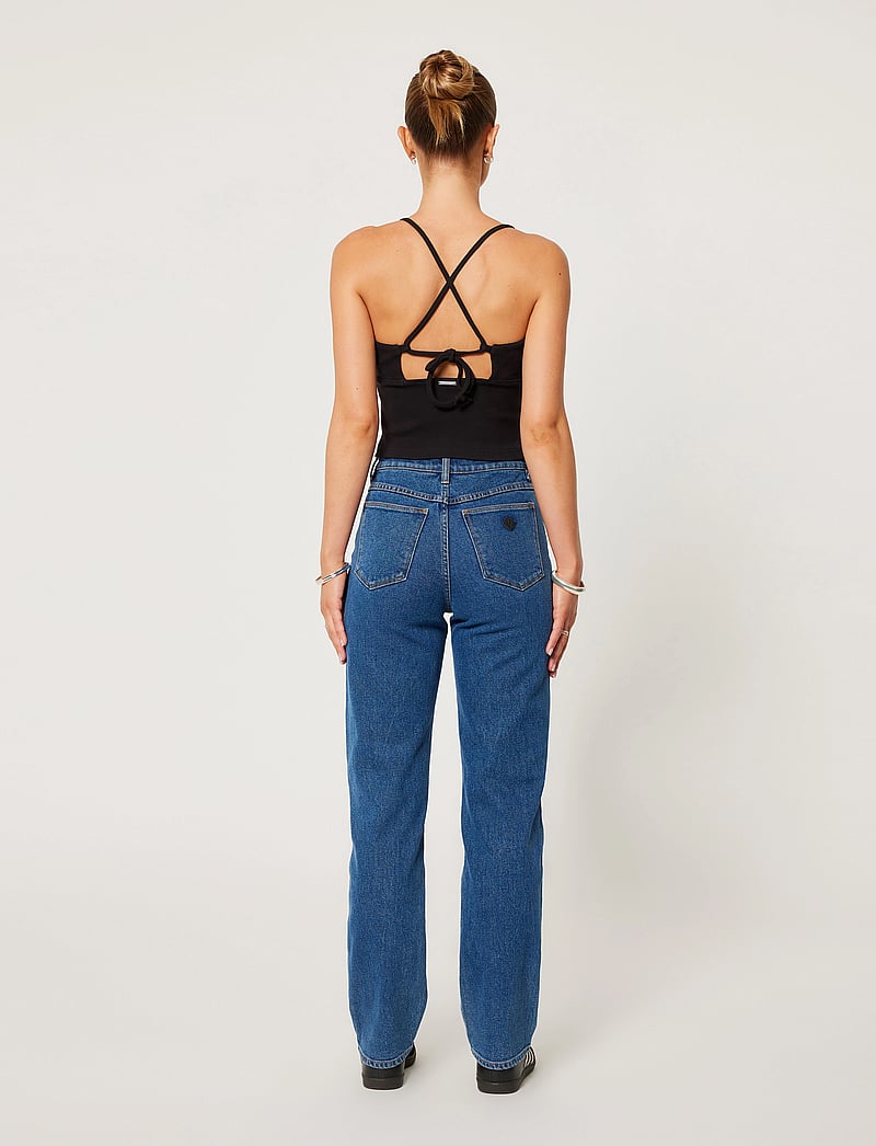 ABRAND - 94 HIGH STRAIGHT BELLA MID BLUE - straight jeans - blue - 4