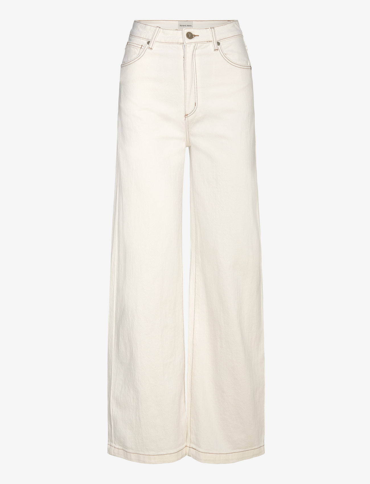 ABRAND - 94 HIGH WIDE COCONUTCOCONUT - vida jeans - white - 1