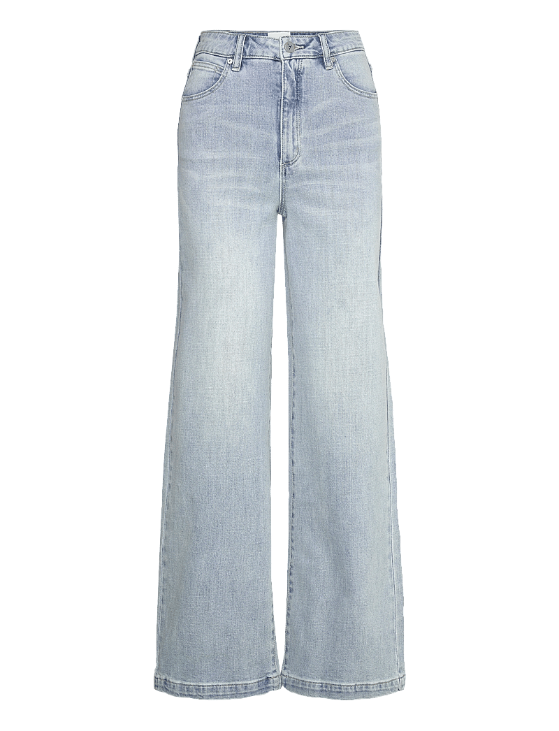 ABRAND - 94 HIGH WIDE ANDIE TINT LIGHT BLUE - leveälahkeiset farkut - blue - 1