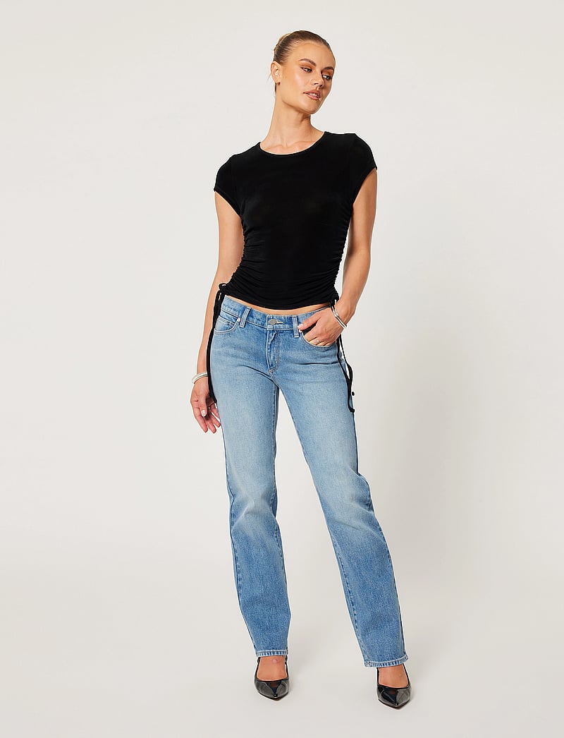 ABRAND - 99 LOW STRAIGHT ALEXA RCY MID VINTAGE INDIGO - straight jeans - blue - 0