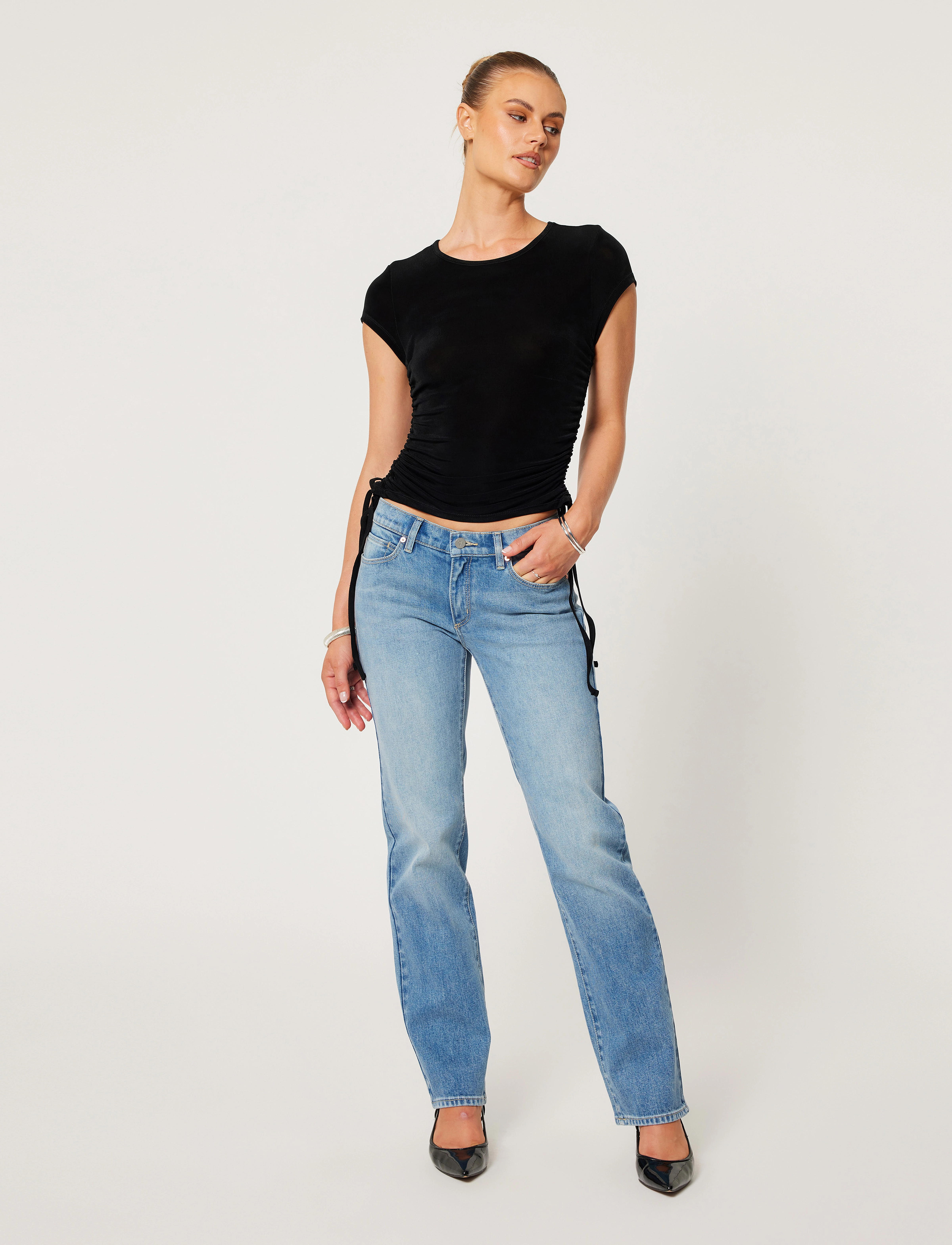 ABRAND 99 LOW STRAIGHT ALEXA RCY MID VINTAGE INDIGO - Hverdags stil - BLUE / blue