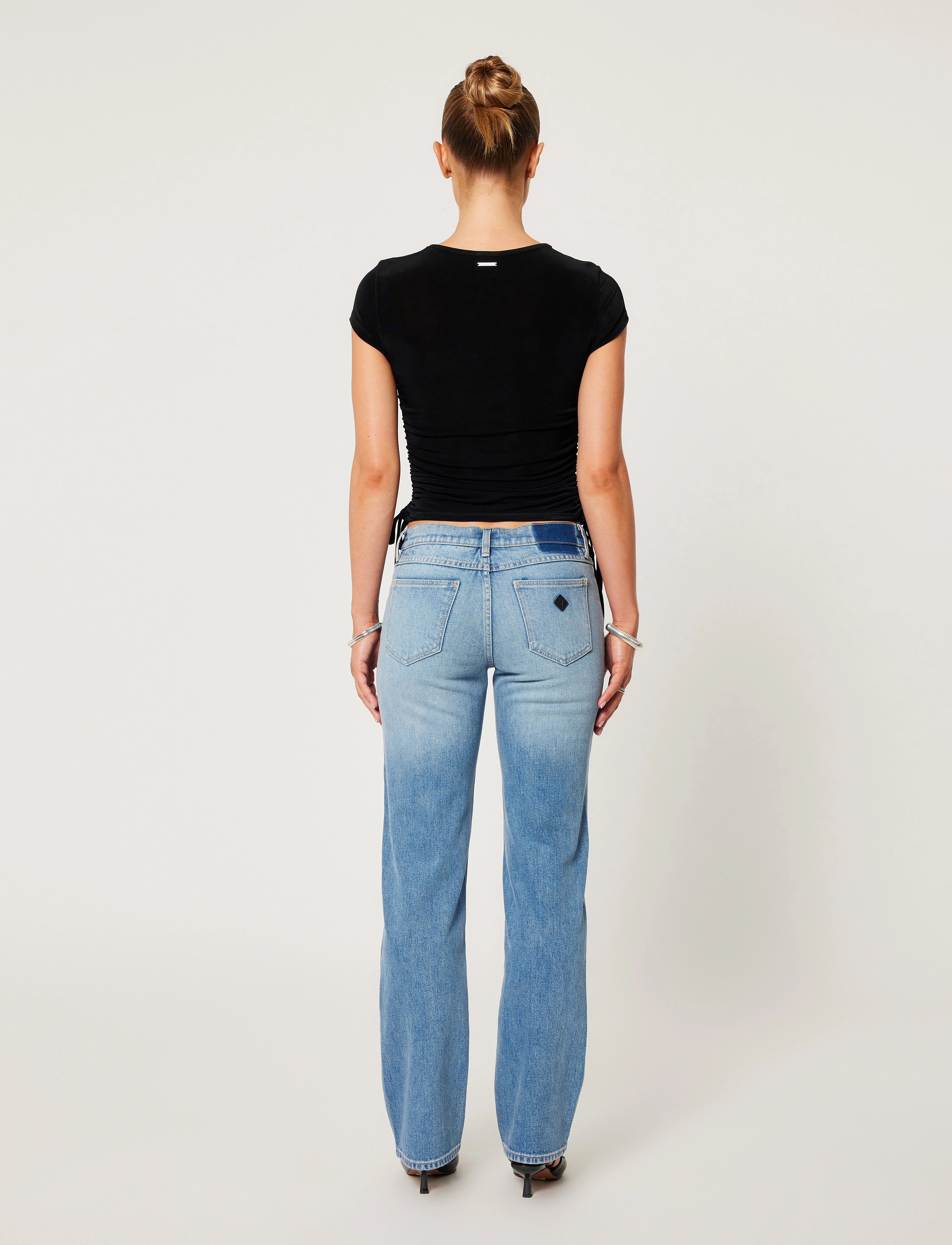 ABRAND - 99 LOW STRAIGHT ALEXA RCY MID VINTAGE INDIGO - blue - 4