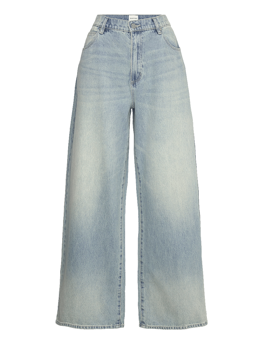 ABRAND - 95 MID SUPER BAGGY EDIE TINT LIGHT BLUE - wide leg jeans - blue - 1