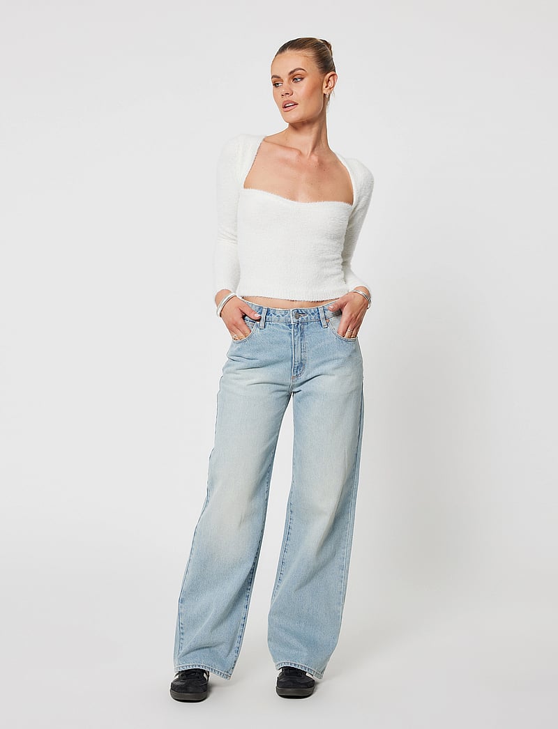 ABRAND - 95 MID BAGGY RORY TINT LIGHT BLUE - vida jeans - blue - 0