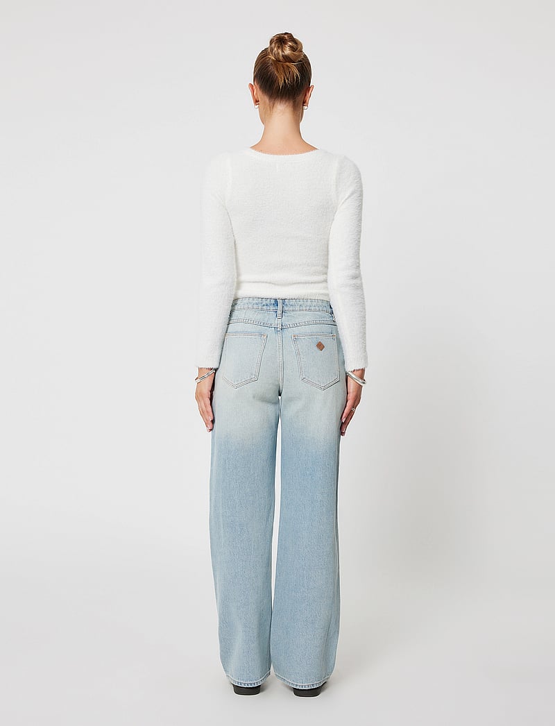 ABRAND - 95 MID BAGGY RORY TINT LIGHT BLUE - vida jeans - blue - 4