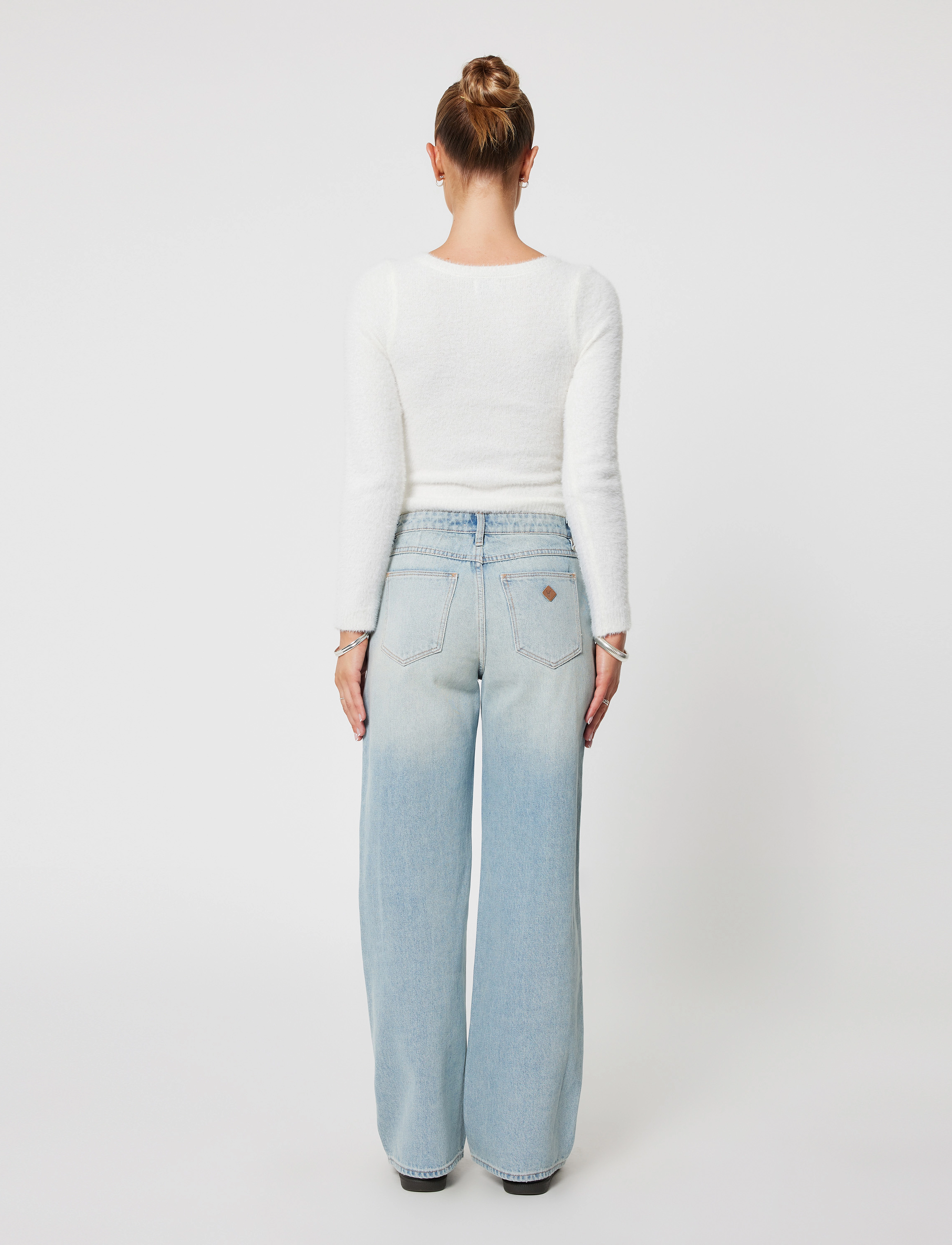 ABRAND - 95 MID BAGGY RORY TINT LIGHT BLUE - laia säärega teksad - blue - 4