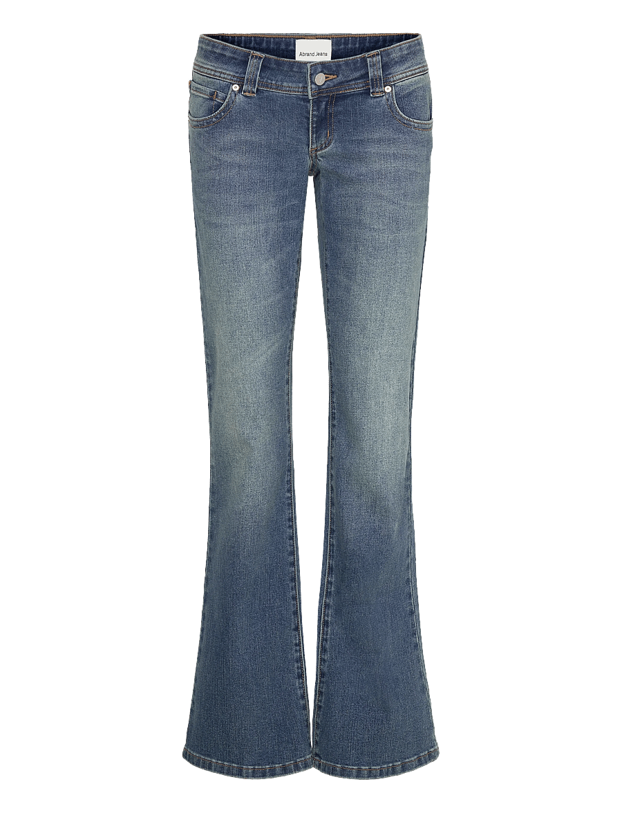 ABRAND - 00 SUPER LOW KICK TALL PETRA MID VINTAGE INDIGO - schlaghosen - blue - 1