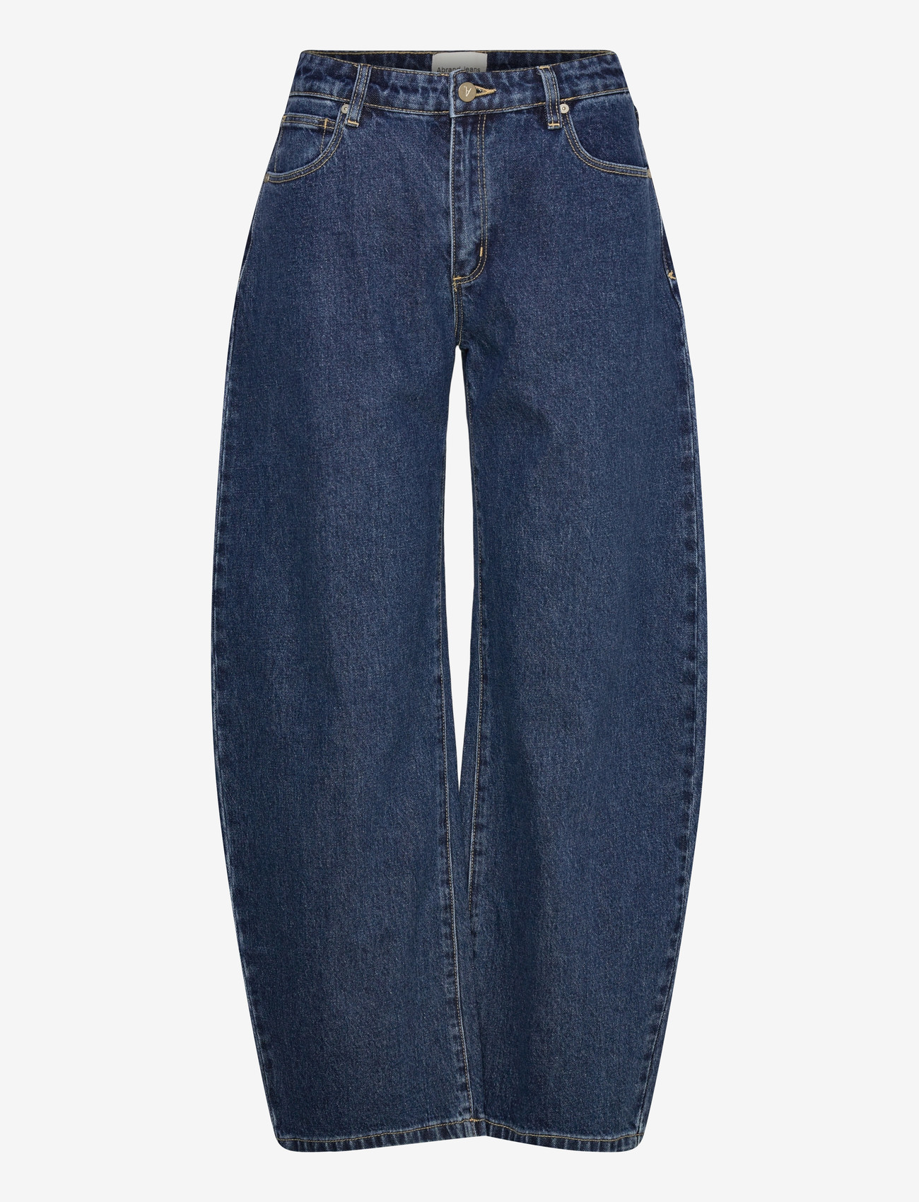 ABRAND - 95 MID BARREL JEAN TARADARK BLUE - barrel jeans - blue - 0
