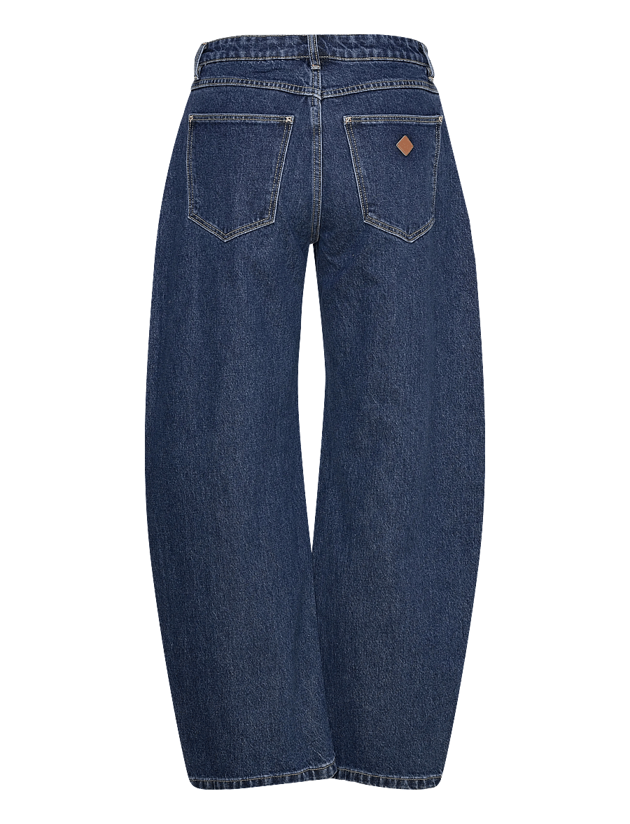 ABRAND - 95 MID BARREL JEAN TARADARK BLUE - barrel jeans - blue - 2