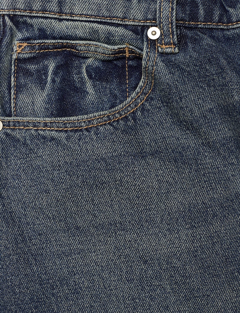 ABRAND - 95 MID SUPER BAGGY LACED CORY TINT DARK BLUE - brede jeans - blue - 5