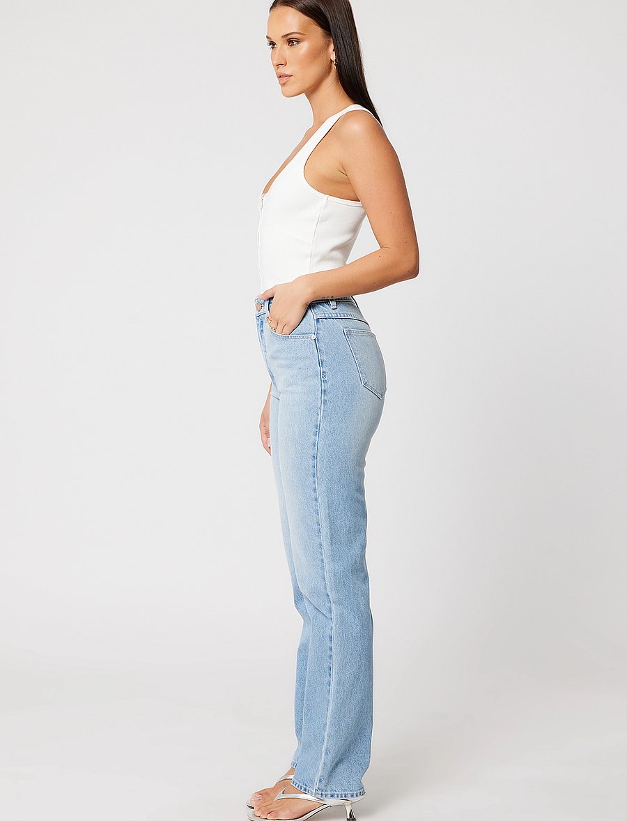 ABRAND - 94 HIGH STRAIGHT GIA LIGHT VINTAGE BLUE - gerade jeans - blue - 3