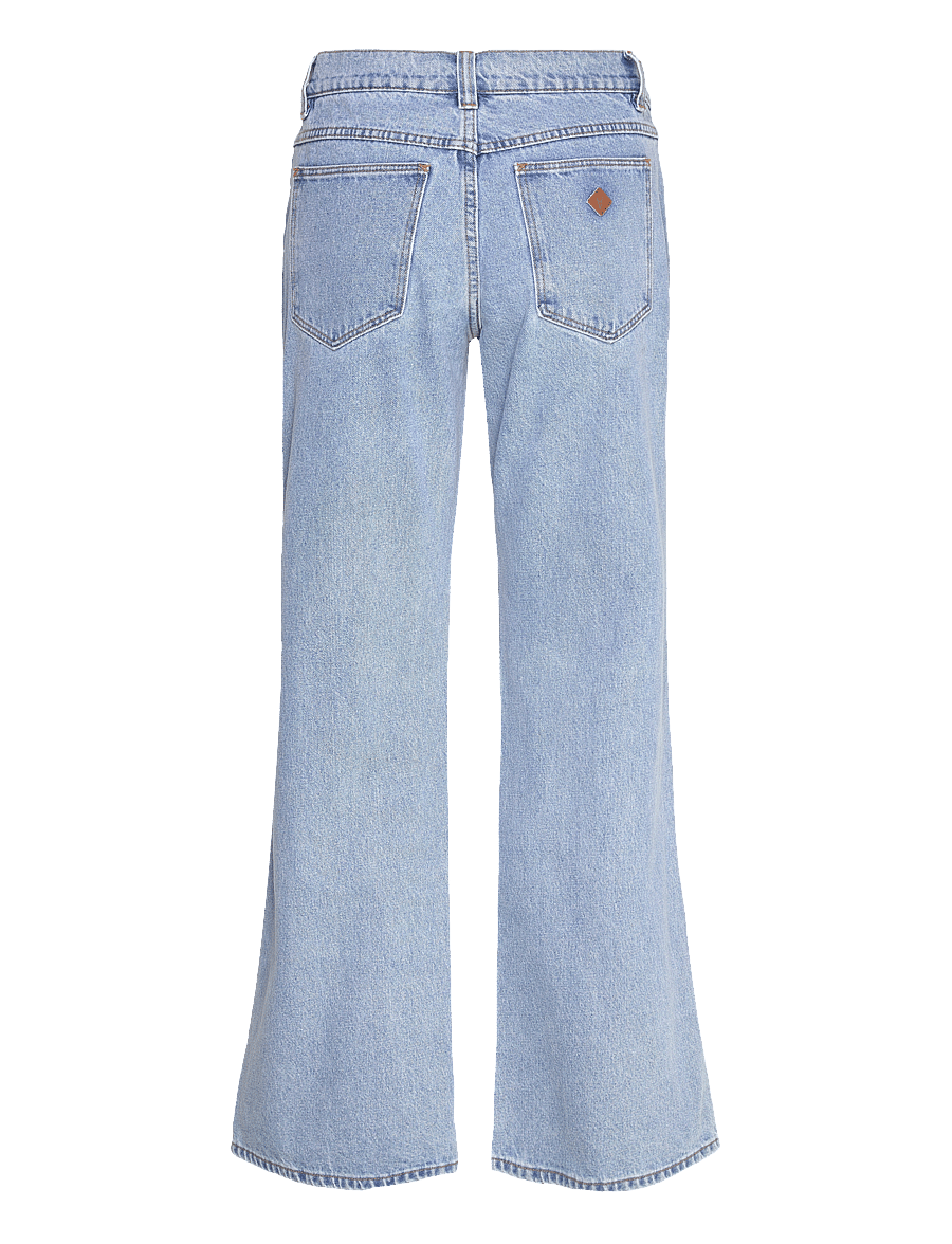 ABRAND - 99 LOW BAGGY FLARE GIGI MID BLUE - flared jeans - blue - 2