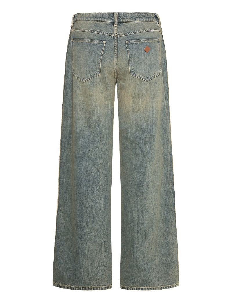 ABRAND - 99 LOW BAGGY ROXIE RAWTINT DARK BLUE - hosen mit weitem bein - blue - 1