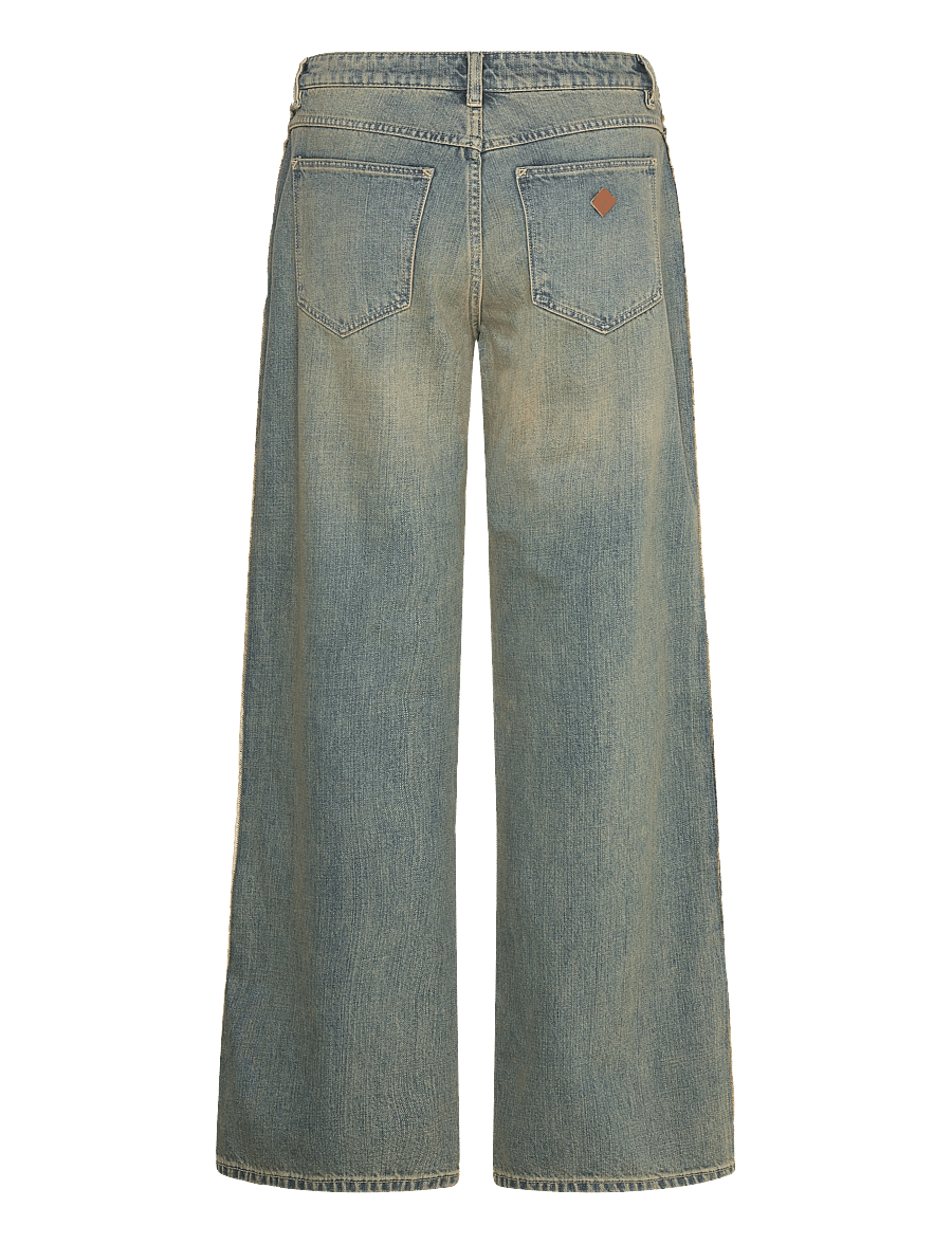 ABRAND - 99 LOW BAGGY ROXIE RAWTINT DARK BLUE - hosen mit weitem bein - blue - 2