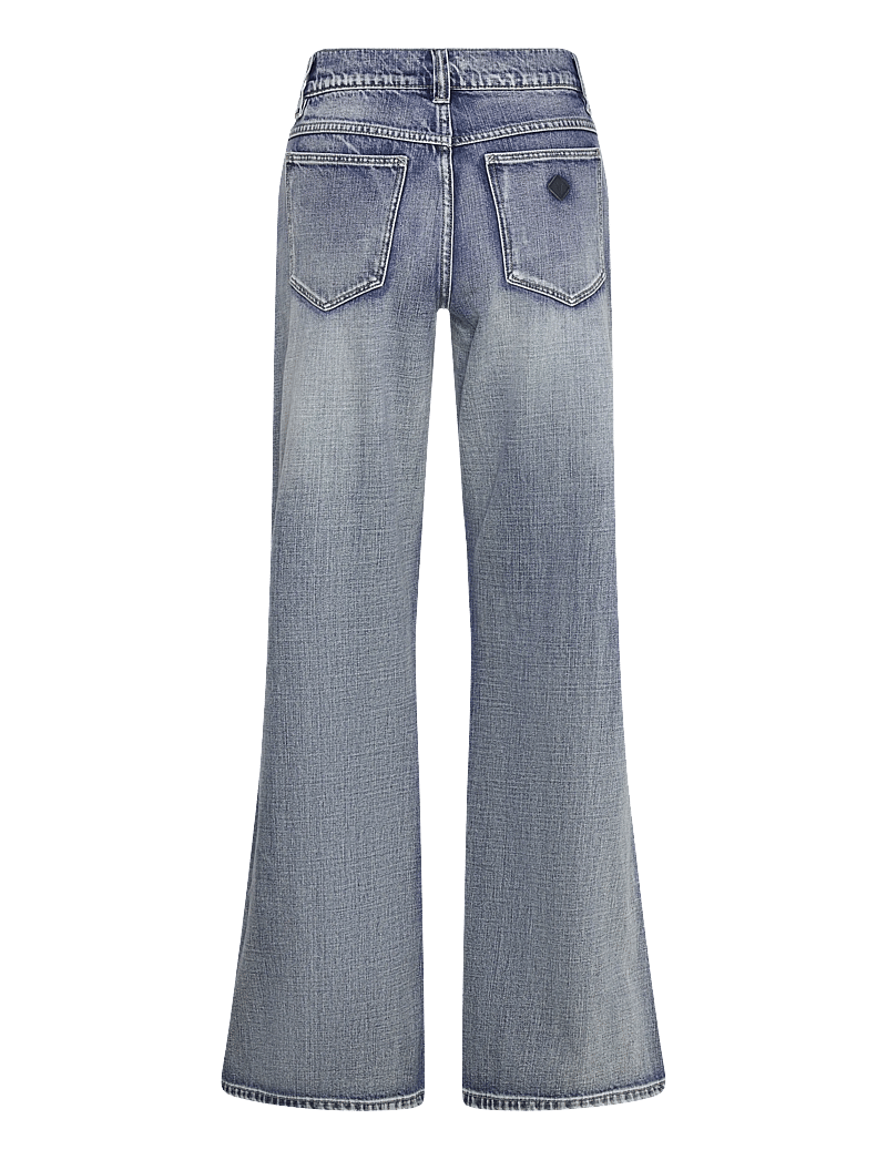 ABRAND - 99 LOW BAGGY FLARE TALL KEIRA MID VINTAGE BLUE - jeans évasés - blue - 2