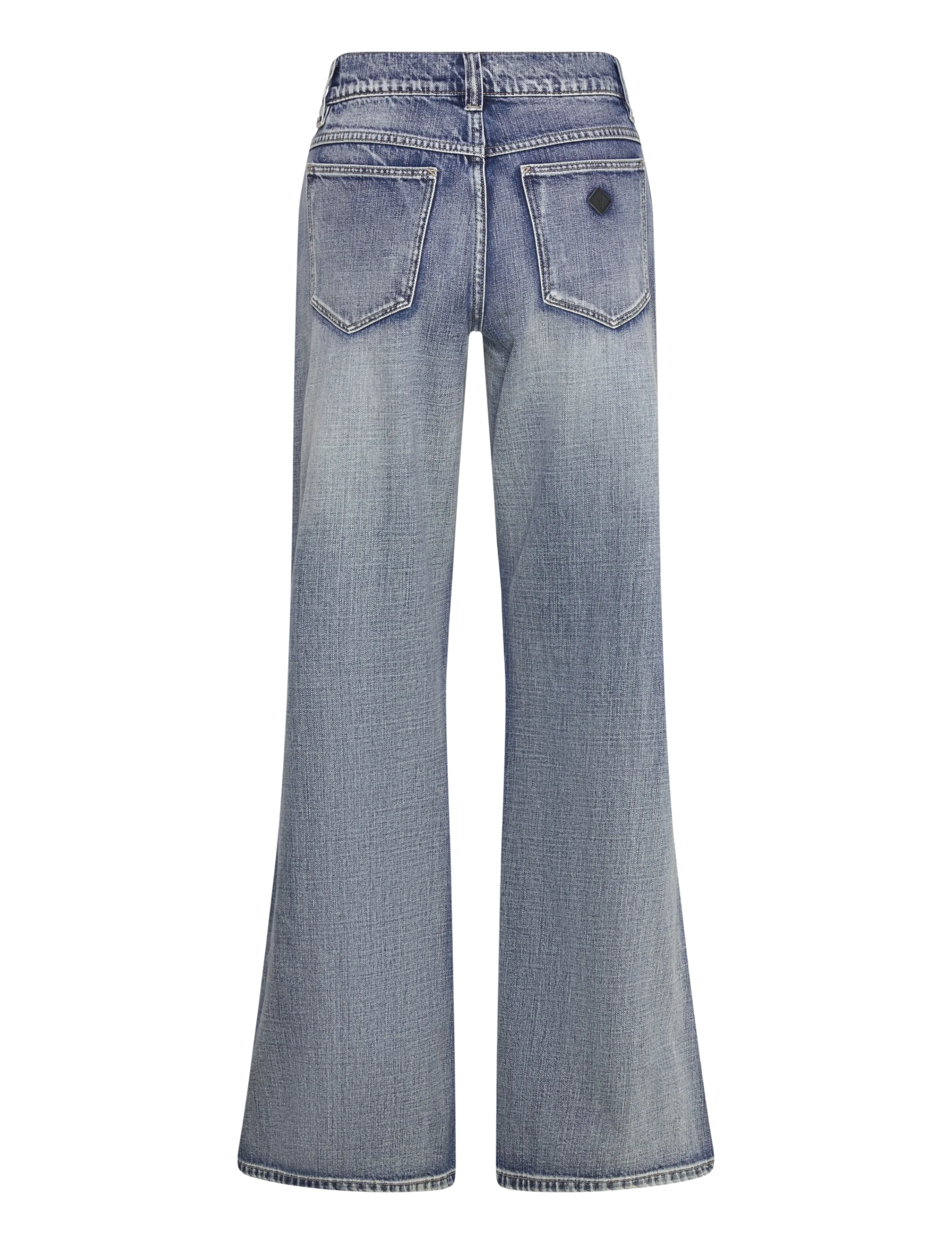ABRAND - 99 LOW BAGGY FLARE TALL KEIRA MID VINTAGE BLUE - schlaghosen - blue - 2