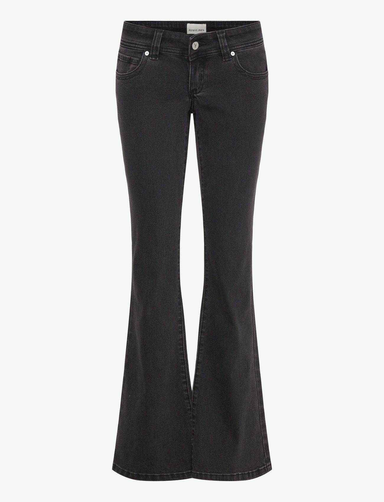 ABRAND - 00 SUPER LOW KICK TALL SOPHIE WASHED BLACK - utsvängda jeans - sophie - 1