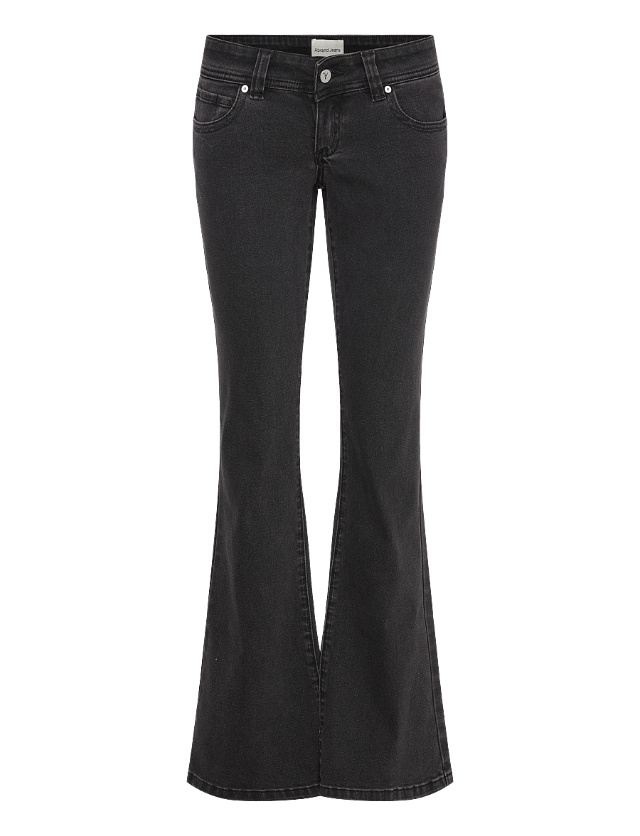 ABRAND - 00 SUPER LOW KICK TALL SOPHIE WASHED BLACK - alt laiad teksad - sophie - 1