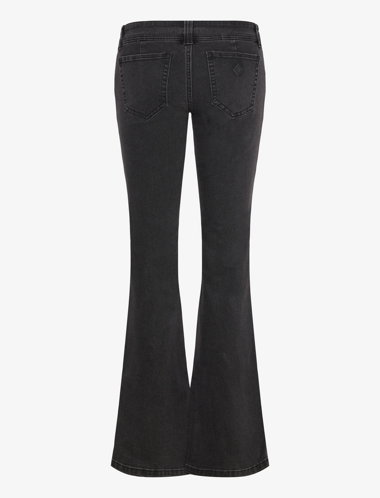 ABRAND - 00 SUPER LOW KICK TALL SOPHIE WASHED BLACK - utsvängda jeans - sophie - 2