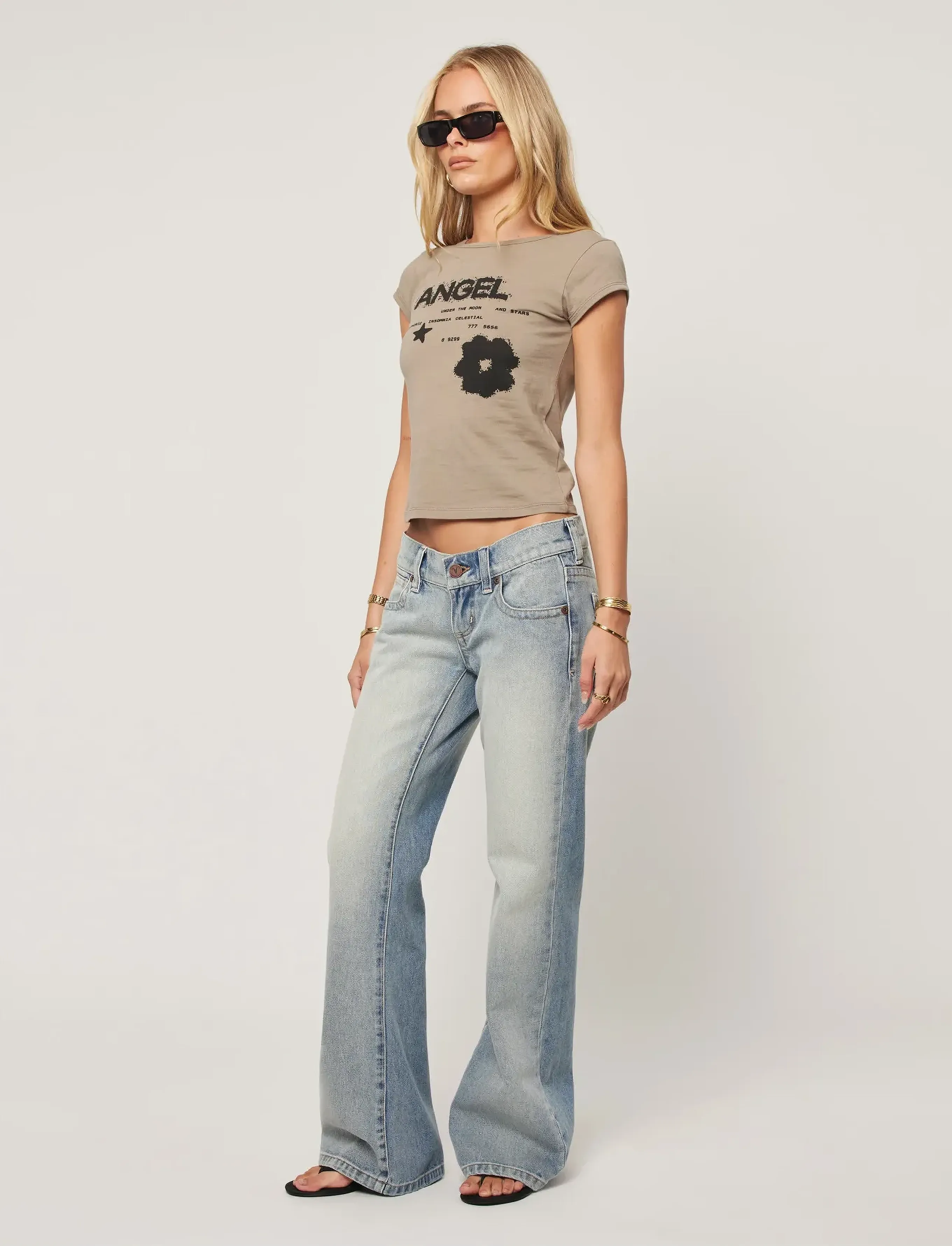 ABRAND - 00 SUPER LOW FLARE AIMEEAIMEE - blue - 3