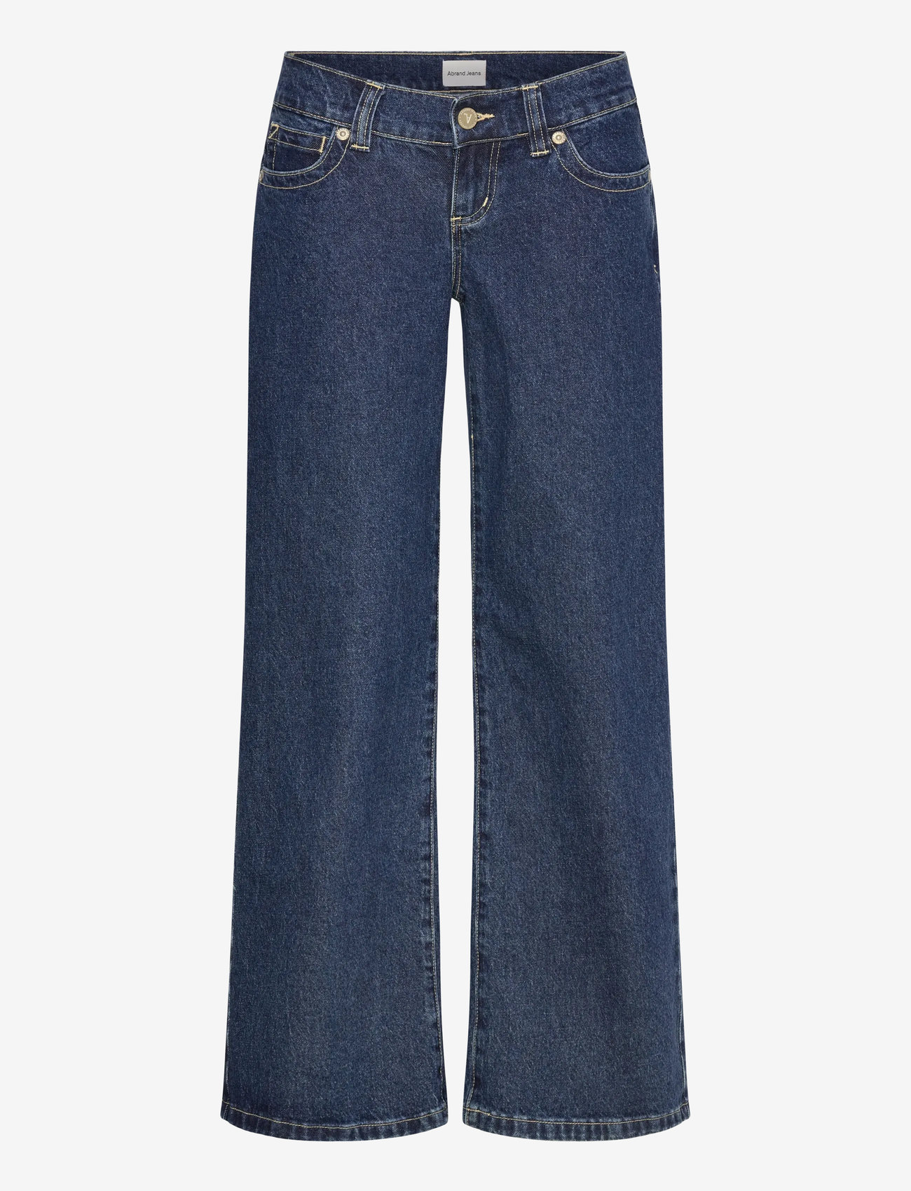 ABRAND - 00 SUPER LOW WIDE TARATARA - brede jeans - blue - 1