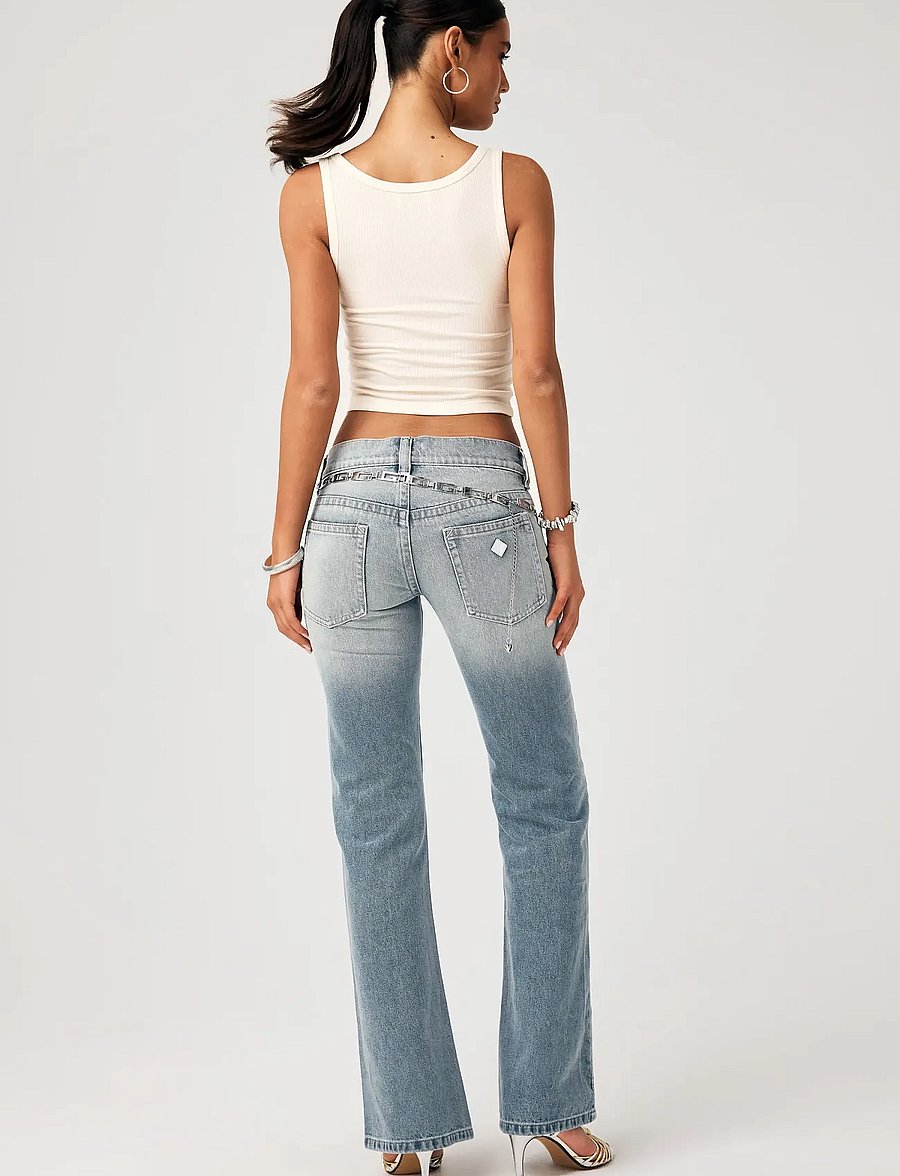 ABRAND - 00 SUPER LOW FLARE TALL AIMEEAIMEE - alt laiad teksad - blue - 4