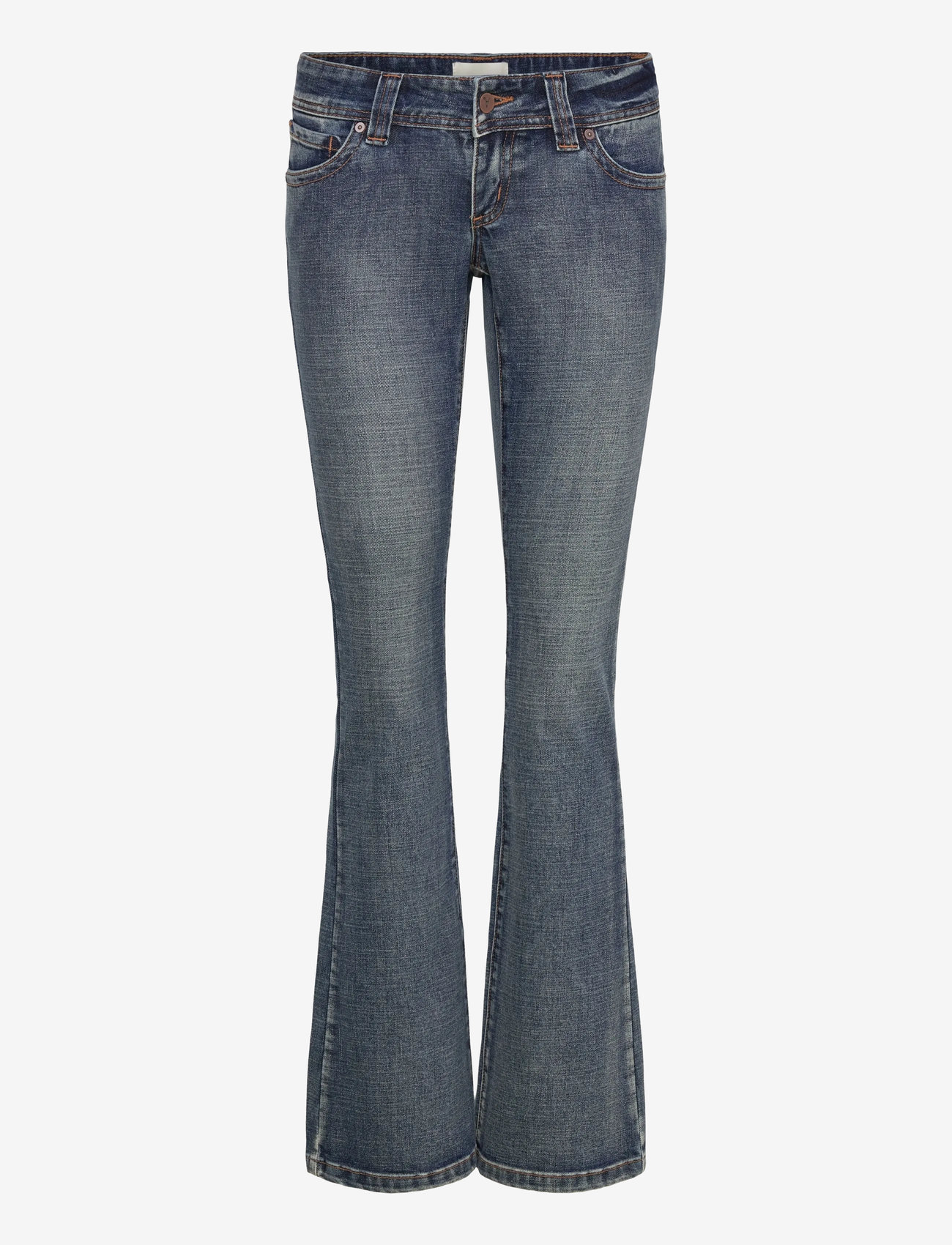 ABRAND - 00 SUPER LOW KICK TALL PRUEPRUE - utsvängda jeans - blue - 1