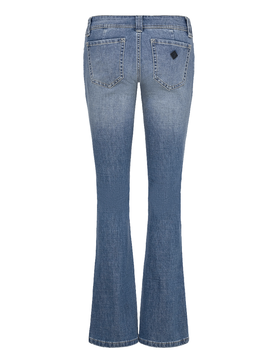 ABRAND - 00 SUPER LOW KICK TALL SHANNONSHANNON - bootcut jeans - blue - 2