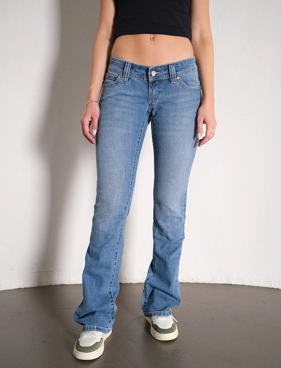 ABRAND - 00 SUPER LOW KICK TALL SHANNONSHANNON - bootcut jeans - blue - 0