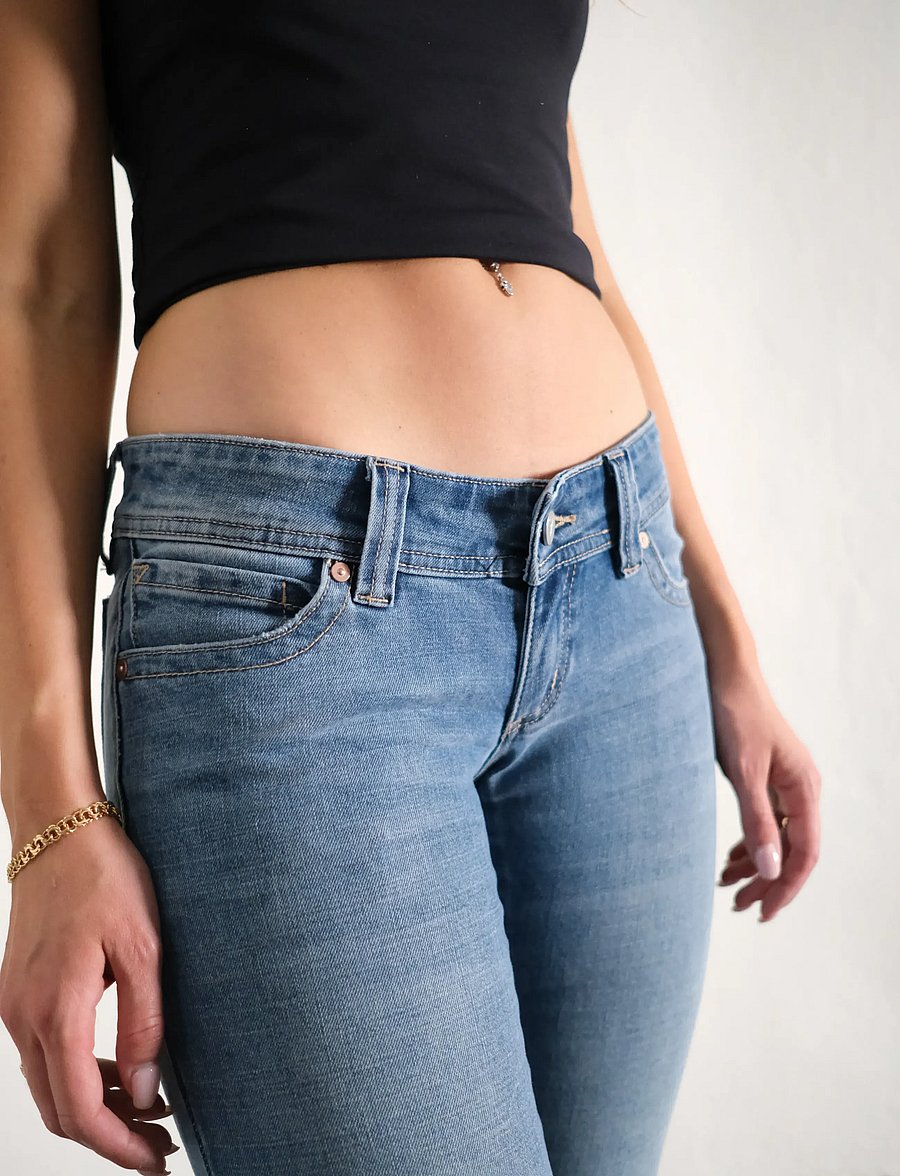ABRAND - 00 SUPER LOW KICK TALL SHANNONSHANNON - bootcut jeans - blue - 5