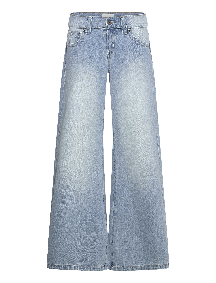 ABRAND - 00 SUPER LOW WIDE TALL KAIA WORNKAIA WORN - brede jeans - blue - 1