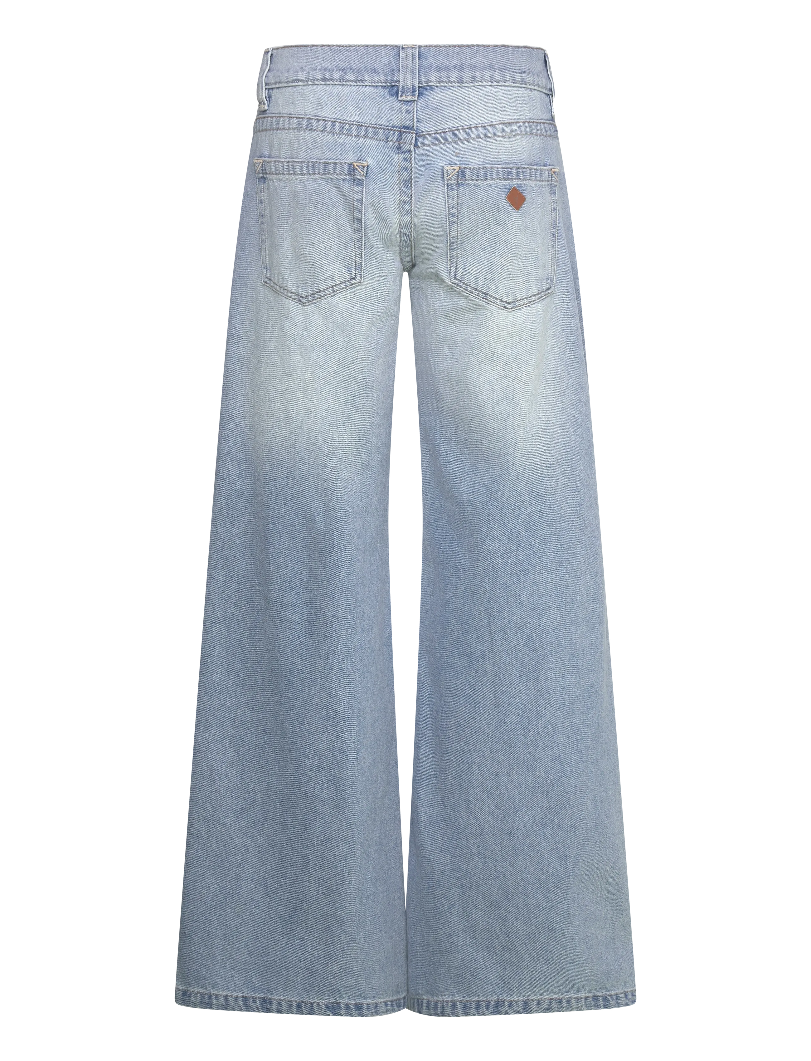 ABRAND - 00 SUPER LOW WIDE TALL KAIA WORNKAIA WORN - hosen mit weitem bein - blue - 2