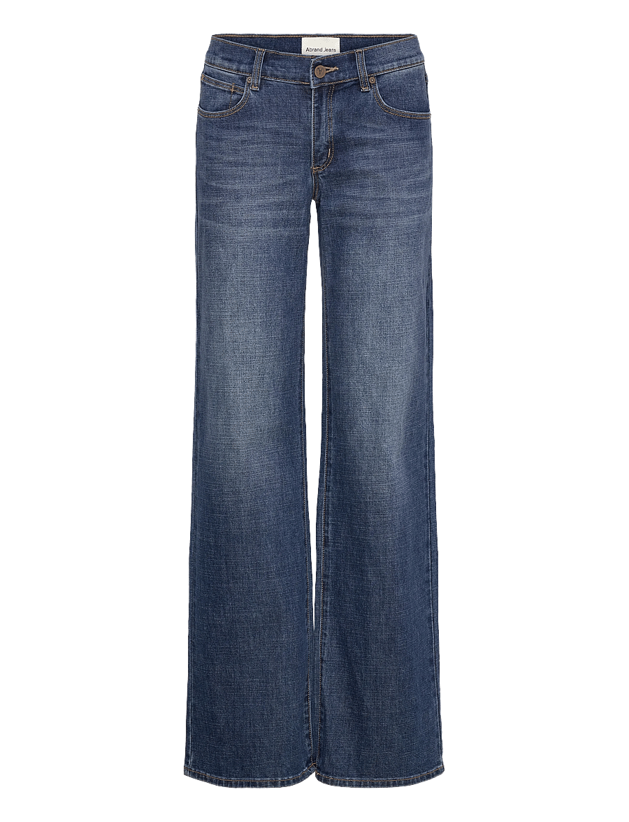 ABRAND - 99 LOW WIDE TALL PAIGEPAIGE - hosen mit weitem bein - blue - 1