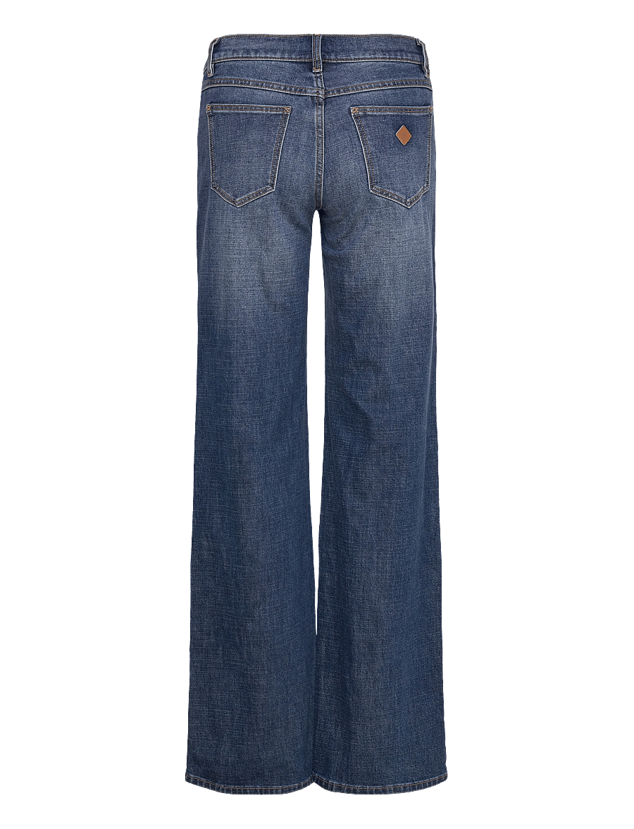 ABRAND - 99 LOW WIDE TALL PAIGEPAIGE - hosen mit weitem bein - blue - 2