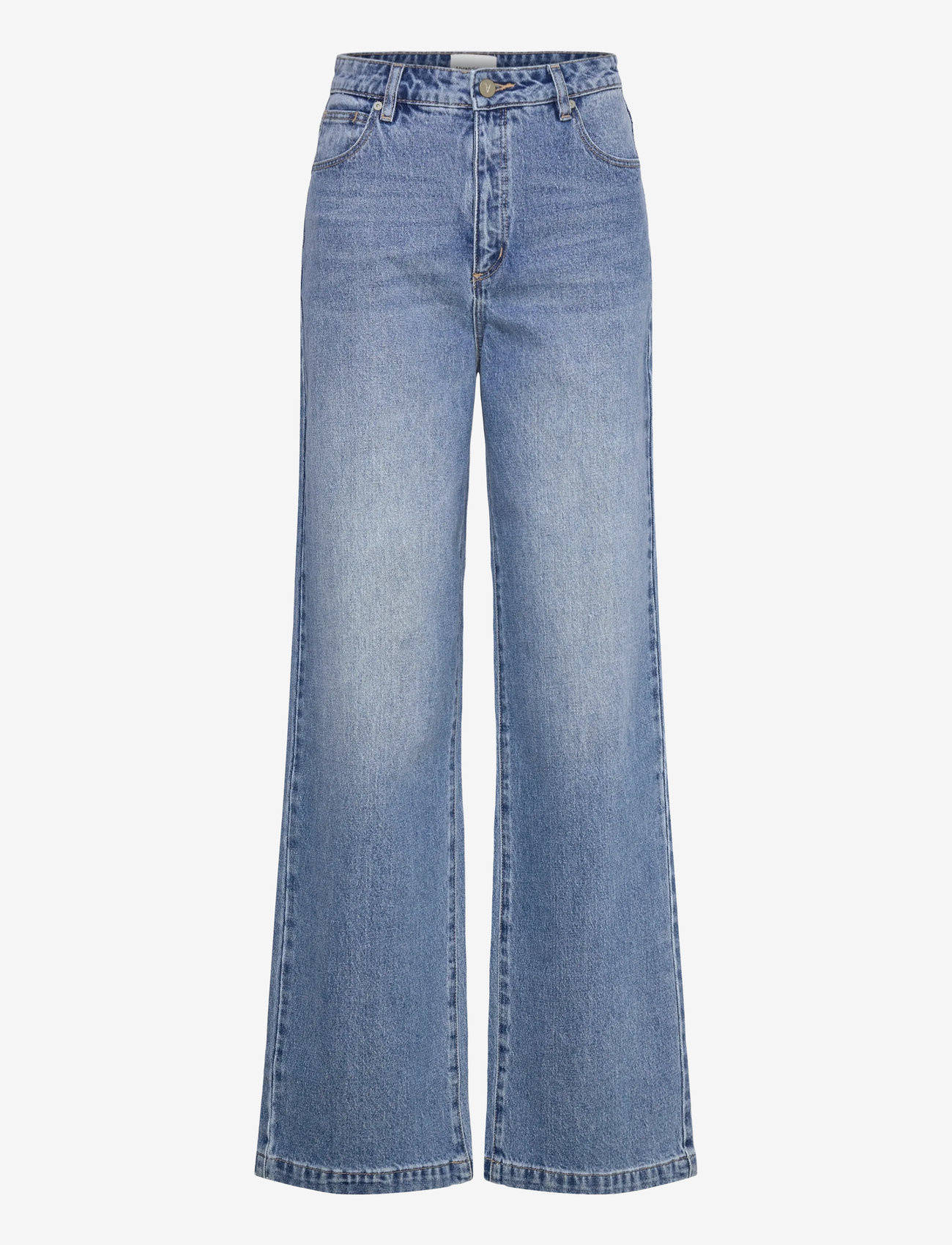 ABRAND - 94 HIGH WIDE TALL PALOMA PALOMA - pantalons larges - blue - 1