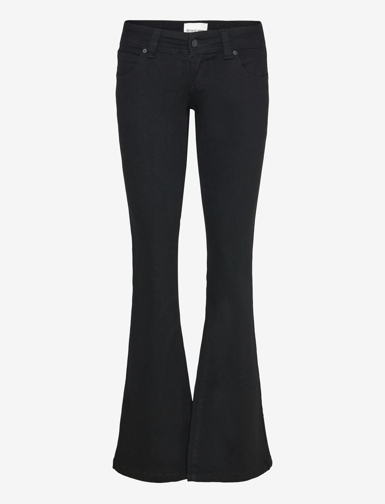 ABRAND - 00 SUPER LOW KICK TALL NELLIE BLACK - bootcut jeans - black - 1